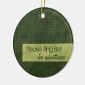 Urban Chic Please Ring Bell Ornament (Links)