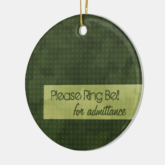 Urban Chic Please Ring Bell Ornament (Links)