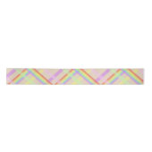 Urban Chic Rainbow Plaid Patroon Satijnen Lint (Voorkant)