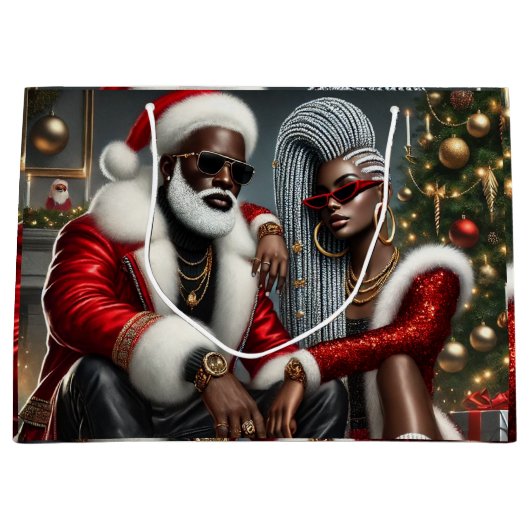 Urban Chic Santa Groot Cadeauzakje (Voorkant)