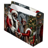 Urban Chic Santa Groot Cadeauzakje (Voorkant Gekanteld)