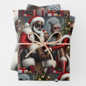 Urban Chic Santa Inpakpapier Vel (In situ)