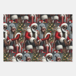 Urban Chic Santa Inpakpapier Vel