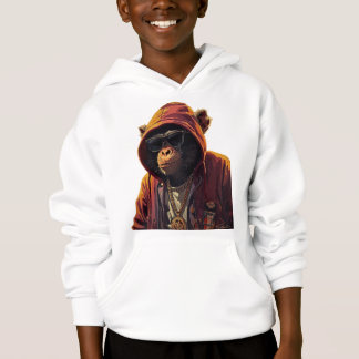 Urban Chimp – Cool Chimpanzee with Hoodie and Gold