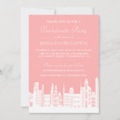 Urban City Bachelorette Party Uitnodigingen (Voorkant)