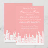Urban City Bachelorette Party Uitnodigingen (Voorkant / Achterkant)