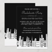 Urban City Bachelorette Party Uitnodigingen (Voorkant / Achterkant)