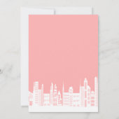 Urban City Birthday Party nodigt uit Kaart (Achterkant)