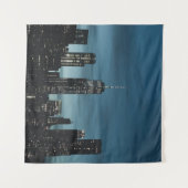 URBAN CITY DURING NIGHTTIME WANDKLEED (Voorkant (horizontaal))