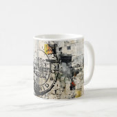Urban City Library Stamp Mug Holiday Koffiemok (Voorkant rechts)