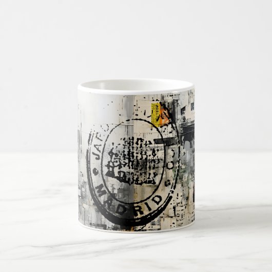 Urban City Library Stamp Mug Holiday Koffiemok (Center)