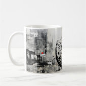 Urban City Library Stamp Mug Holiday Koffiemok (Links)