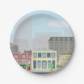 Urban City Paper Borden Papieren Bordje (Voorkant)
