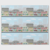 Urban City Wrapping Paper Cadeaupapier (Vlak)