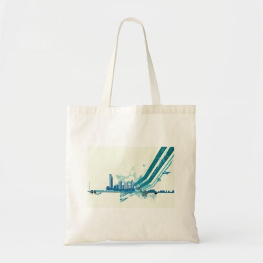 Urban Cityscape Canvas tas (Voorkant)