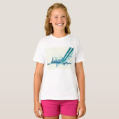 Urban Cityscape Girls T-Shirt (Voorkant volledig)