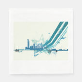 Urban Cityscape Paper Napkins Servet (Voorkant)