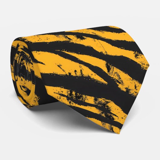 Urban Classic Tiger Stripes Stropdas (Opgerold)