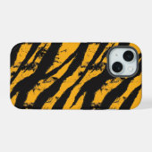 Urban Classic Tijgerstrepen iPhone 15 Case (Achterkant horizontaal)
