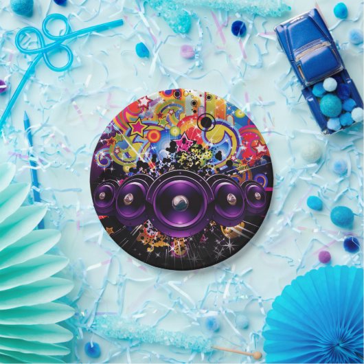 Urban Club Hip Hop DJ Danser Dance Party Papieren Bordje (Feest)