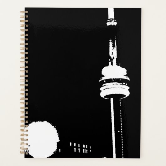 Urban CN Tower 's Nachts notitieboek (Voorkant)
