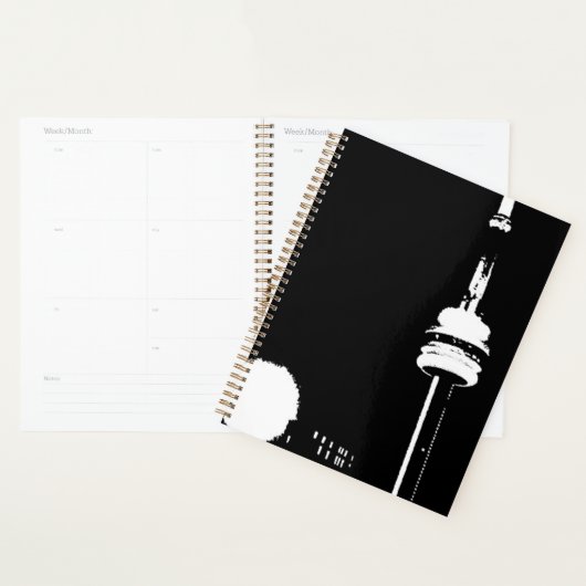 Urban CN Tower 's Nachts notitieboek (Display)