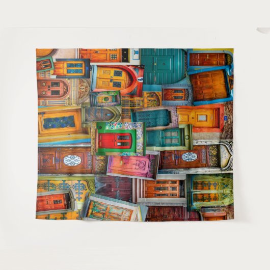 Urban Collage Photography Studio Backdrop Wandkleed (Voorkant (horizontaal))