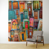 Urban Collage Photography Studio Backdrop Wandkleed (In situ)