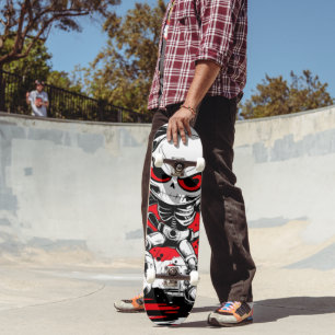 Urban Colness Redefined - Manga Robot Skelet Persoonlijk Skateboard