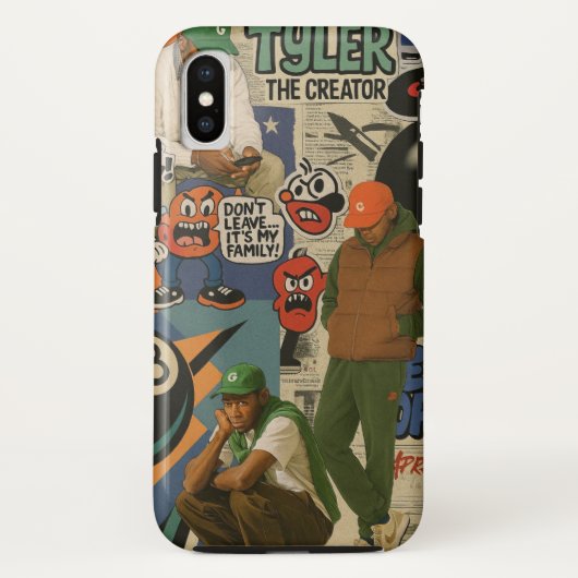 Urban Comic Vibes Mobile Hoesje (Achterkant)