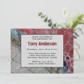 Urban Cool Birthday Party Invitation Kaart (Staand voorkant)