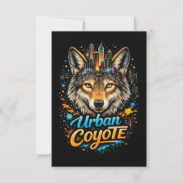 Urban Coyote Bedankkaart