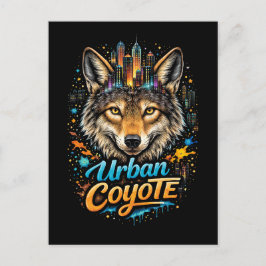 Urban Coyote Briefkaart