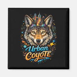 Urban Coyote Magneet