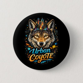 Urban Coyote Ronde Button 5,7 Cm