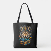 Urban Coyote Tote Bag (Achterkant)
