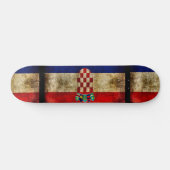 Urban Croatia Grunge Custom Pro Park Board Persoonlijk Skateboard (Horizontaal)