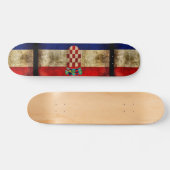 Urban Croatia Grunge Custom Pro Park Board Persoonlijk Skateboard (Horizontaal)