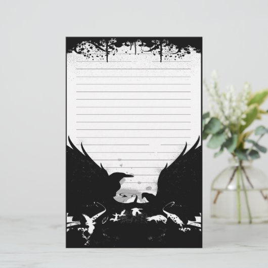 Urban Crow Briefpapier (Staand voorkant)