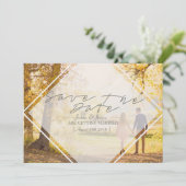 Urban Cursive Overlay | Foto De datum opslaan Save The Date (Staand voorkant)