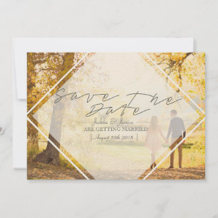 Urban Cursive Overlay   Foto De datum opslaan Save The Date