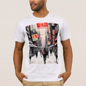 Urban Cyberpunk Vibes - Japanse straatkunst T-shirt (Voorkant)