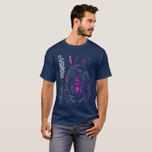 Urban Cyborg – Neon Cyberpunk Krijger T-shirt