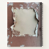 Urban Decay Theme - Grungy Paint Spiral Notitieboe Notitieboek (Achterkant)