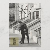 Urban Deco Save the Date | Bruiloft
