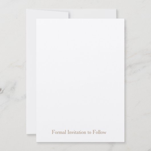 Urban Deco Save the Date | Bruiloft (Achterkant)