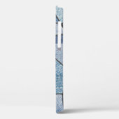 Urban Denim: noodlijdende patchwork ontwerp Case-Mate iPhone Case (Achterkant / Links)