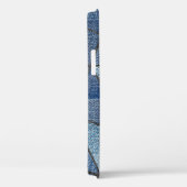 Urban Denim: noodlijdende patchwork ontwerp Case-Mate iPhone Case (Achterkant / Rechts)