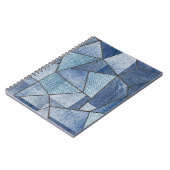Urban Denim: noodlijdende patchwork ontwerp Notitieboek (Linkerzijde)