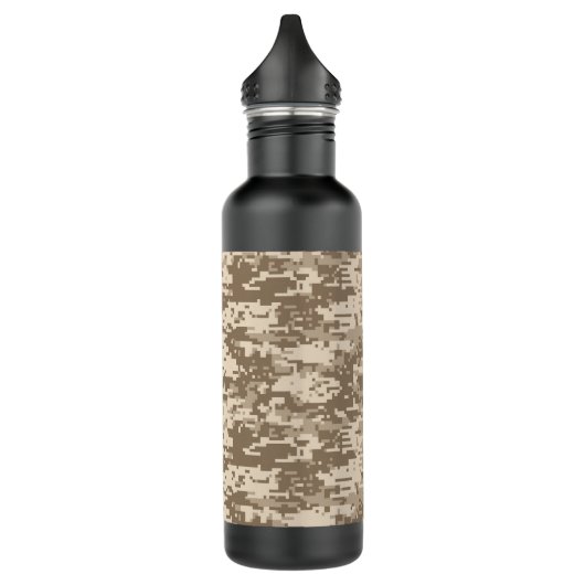 Urban Desert Digital Camo Pattern Waterfles (Links)
